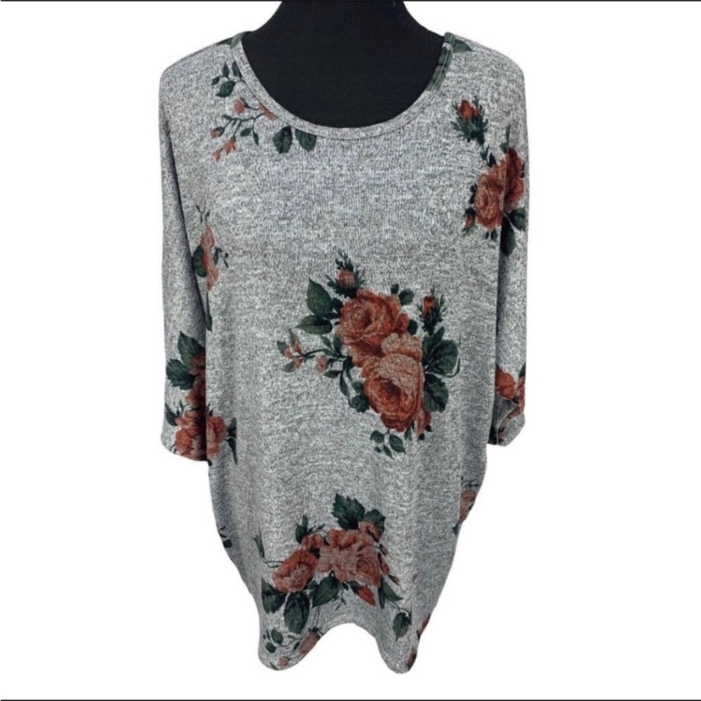 Bobbie Brooks Woman’s Plus-Size Floral Top SZ (2X)
